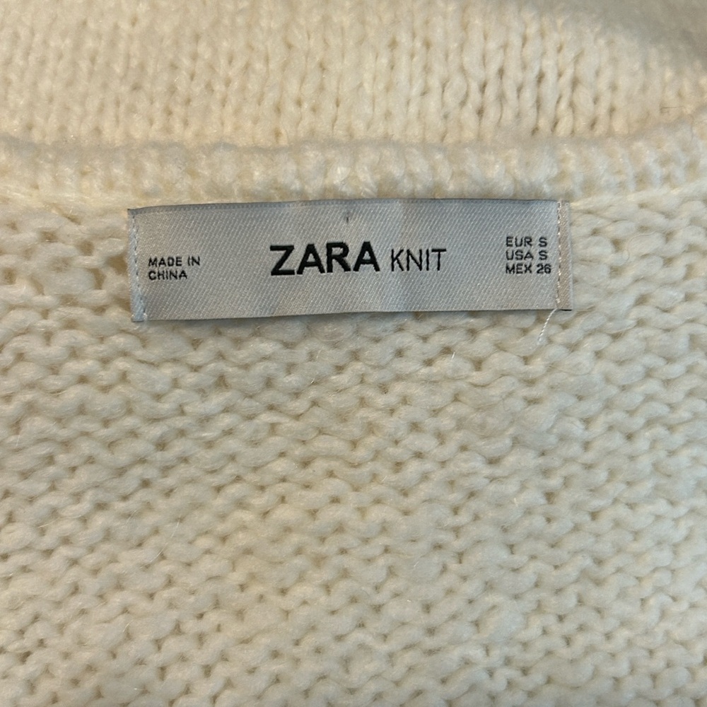 Zara Cream Wrap Cardigan - Picture 4 of 5